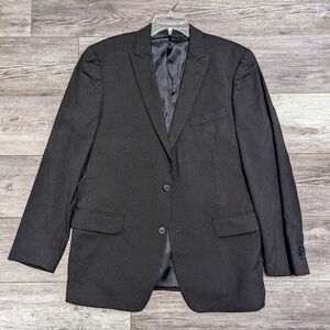 John Varvatos Men's Black 2-Button Sport Coat / Blazer 42R